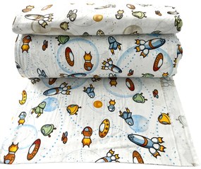 Set 4 scutece finet Deseda 70x70cm Deseda Nave spatiale