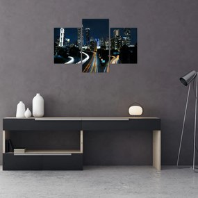 Tabloul metropolei nocturne (90x60 cm)