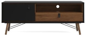 Comodă TV Tvilum Ry, negru-maro