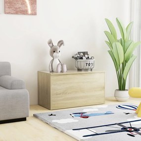 Cufar de depozitare, stejar sonoma, 84x42x46 cm, lemn compozit