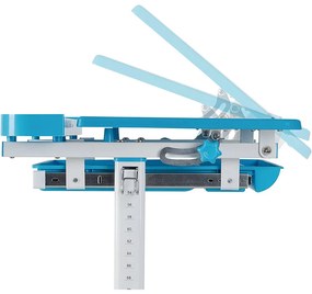 Birou multifunctional copii, inaltime reglabila, albastru