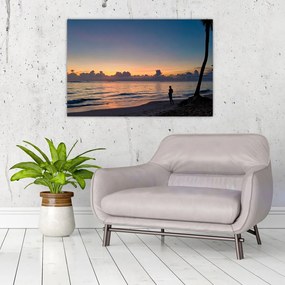 Tablou femeii pe plajă (90x60 cm)