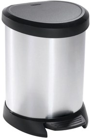 Curver Coș de gunoi Decobin 5 l, argintiu