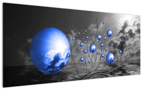 Tablou  bilelor albastru închis (120x50 cm), în 40 de alte dimensiuni noi