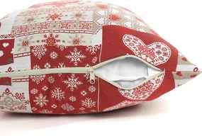 Husă de pernă cu motive de iarnă