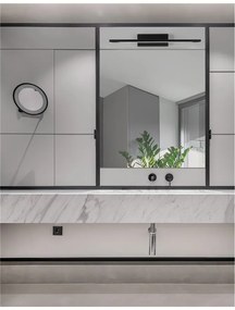 Aplica LED pentru baie moderna IP44 MONDRIAN 12W alba NVL-9053121