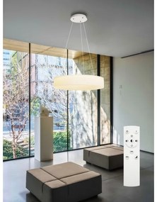 Top Light - Lustru LED dimabil suspendat pe cablu HALO LED/60W/230V 3000-6500K Ø 60 cm + telecomandă