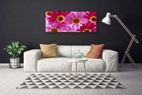 Tablou pe panza canvas Flori Floral galben roz