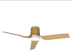 Lustra LED, Ventilator cu telecomanda, USHUAIA aspect lemn MA-8719