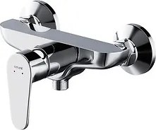 Baterie dus cu montare pe perete, crom, Cersanit Libra