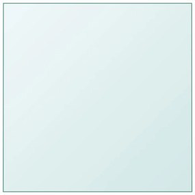 vidaXL Blat de masă, transparent, 30x30 cm, sticlă securizată
