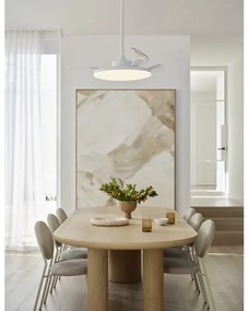 Ventilator LED dimabil FANAWAY 21612949  STROLL 30W/230V 2700/3500/5000K d. 106 cm + telecomandă