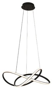 Lustră LED reglabilă suspendată pe cablu LED/85W/230V 3000-6500K + telecomandă