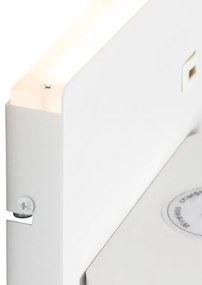 Set 2 aplice albe cu LED cu USB si incarcator cu inductie - Riza