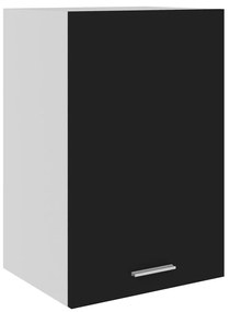 801253 vidaXL Dulap suspendat, negru, 39,5 x 31 x 60 cm, lemn prelucrat