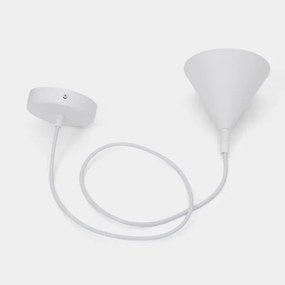 Brilagi - Lampă suspendată pe cablu CONE SINGLE 1xGX53/15W/230V albă