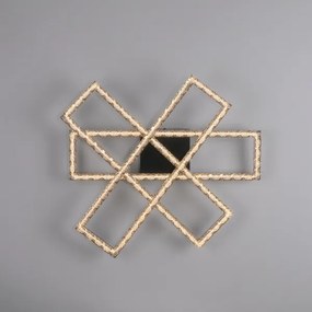 JUST LIGHT. 14733-18 - LED Plafonieră GLITRA LED/35W/230V neagră