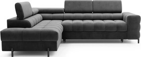 Coltar extensibil Ferruce cu tetiere reglabile L276 cm