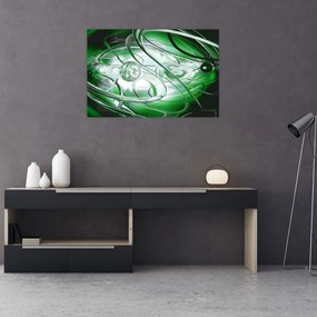 Tabloul abstract verde (90x60 cm)