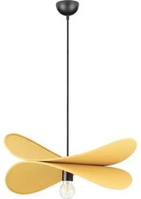 Lustra suspendata decorativa LUVE galben mustar