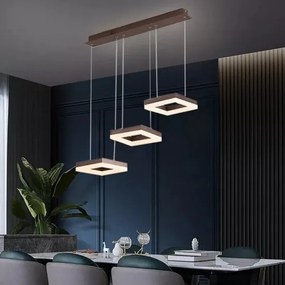 Lustra LED Cu Telecomanda, Elit's EsnF205-3, 96w