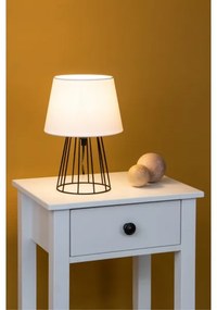 Lampă de masă Spot-Light 7662104 MANGOO 1xE27/40W/230V alb/negru