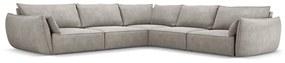 Colțar gri deschis (cu colț variabil) Vanda – Mazzini Sofas