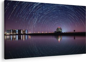 Tablou cu cerul nocturn și stele (90x60 cm)