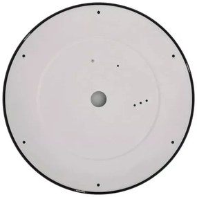 Plafonieră LED/28,5W/230V 3000/3500/4000K d. 30 cm negru
