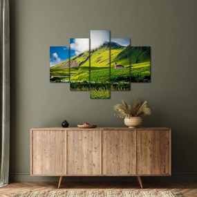 Tablou cu peisaj montan (150x105 cm)