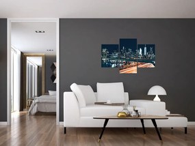 Tablou - Oraș de noapte (90x60 cm)