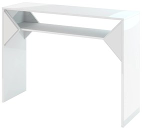 Măsuță consolă Tonfir (alb lucios). 1055257