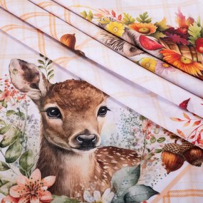 Fată de masă centrală ANIMALE DE PĂDURE 85 x 85 cm