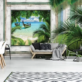 Fototapet - Plajă, mare, nisip (152,5x104 cm), în 8 de alte dimensiuni noi