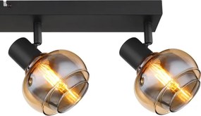 Globo 54309-4B - Corp de iluminat cu spoturi TOKKI 4xE14/40W/230V negru