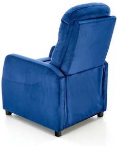 Fotoliu recliner Felipe 2 velvet bleumarin H103 cm