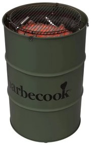 Barbecook BC-CHA-1022 Tambur de grătar Edson cu cărbune, verde, diametru 47,5 cm