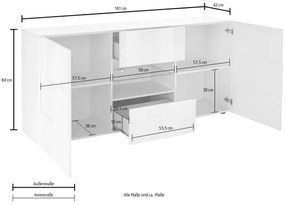 Comodă SERIAN stejar Sonoma