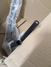 OFERTA Scaun gri deschis OSAKA cu picioare negre Clasa a II-a