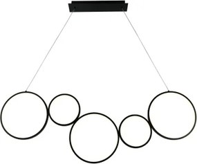 Brilagi - Lustră LED suspendată pe cablu ECHO LED/60W/230V 4000K 100 cm negru