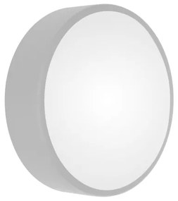 Plafonieră de exterior cu senzor CLEO 2xE27/24W/230V d. 30 cm gri IP54