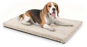 Luna, pat pentru câine, pernă pentru câine, lavabil, ortopedic, antiderapant, spumă cu memorie, dimensiunea M (80 x 5 x 55 cm)