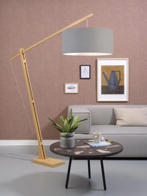 Lampadar eco din bambus Montblanc 6030 natur/ gri deschis