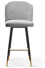 Scaun de bar Beetle M 60 cm negru/auriu