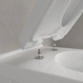 Villeroy & Boch O.NOVO 5660HR01 - Vas WC suspendat cu capac SoftClose, ceramică/albă