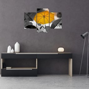 Tablou - Umbrelă galbenă (90x60 cm)