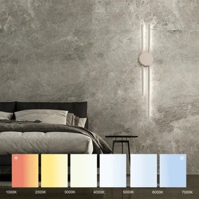 Aplica LED de perete LANA/15W/230V 4000K, bej