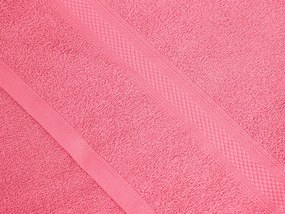 1x prosop mare CLARYSSE ELEGANCE 70x140 cm + 1x prosop CLARYSSE 60x110 cm 100% bumbac, coral