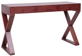 vidaXL Birou de computer, maro, 115x47x77 cm, lemn masiv de mahon