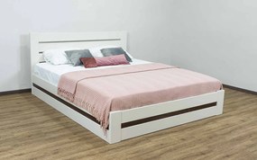 Pat lemn masiv Antico Lotus Fag Personalizabil - 180x200